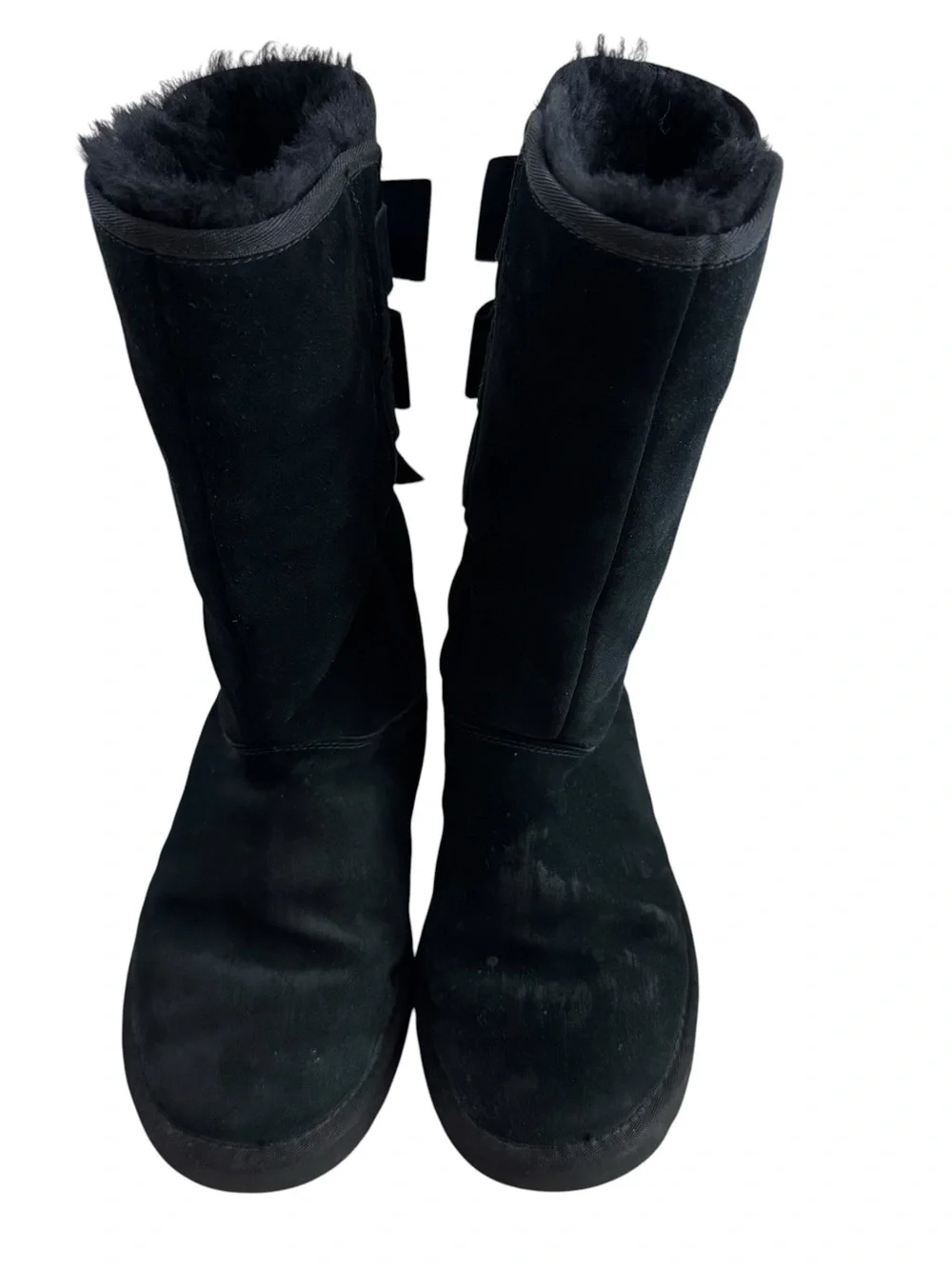 Ugg Black Allegra Bow II Boots Size 7